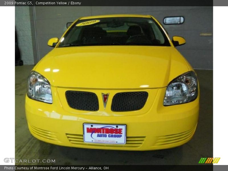 Competition Yellow / Ebony 2009 Pontiac G5