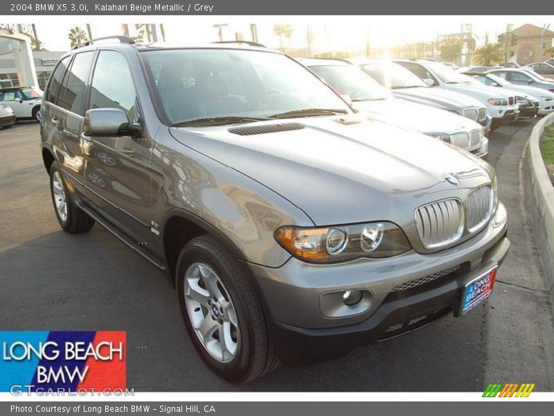 Kalahari Beige Metallic / Grey 2004 BMW X5 3.0i