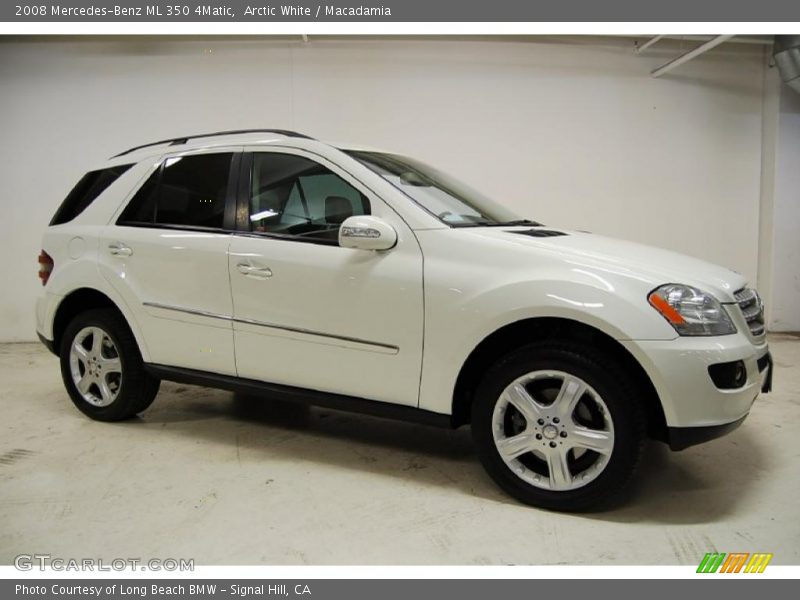 Arctic White / Macadamia 2008 Mercedes-Benz ML 350 4Matic