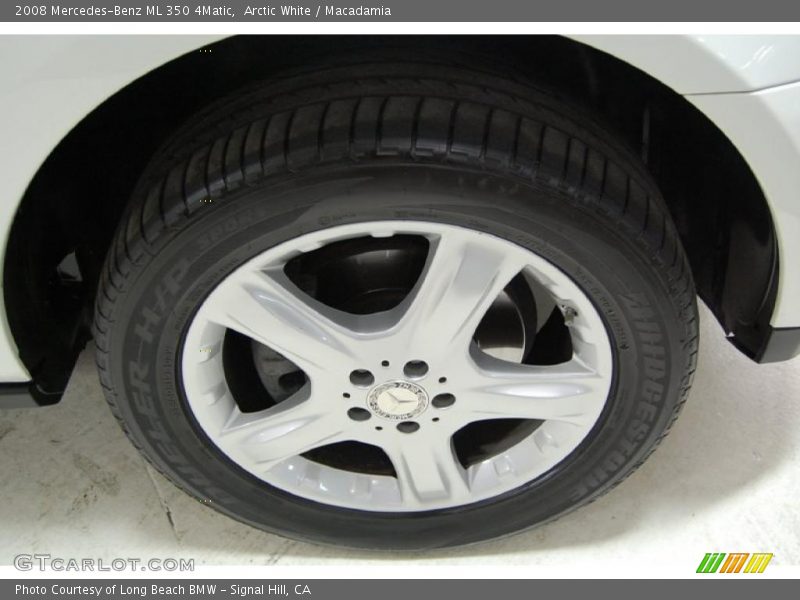 Arctic White / Macadamia 2008 Mercedes-Benz ML 350 4Matic