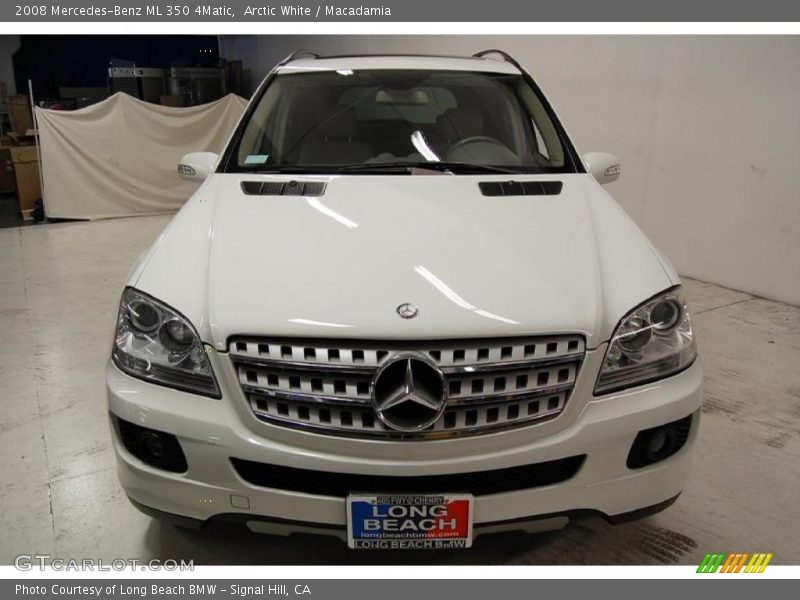 Arctic White / Macadamia 2008 Mercedes-Benz ML 350 4Matic