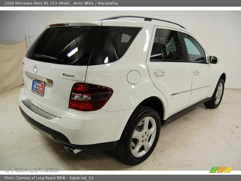 Arctic White / Macadamia 2008 Mercedes-Benz ML 350 4Matic