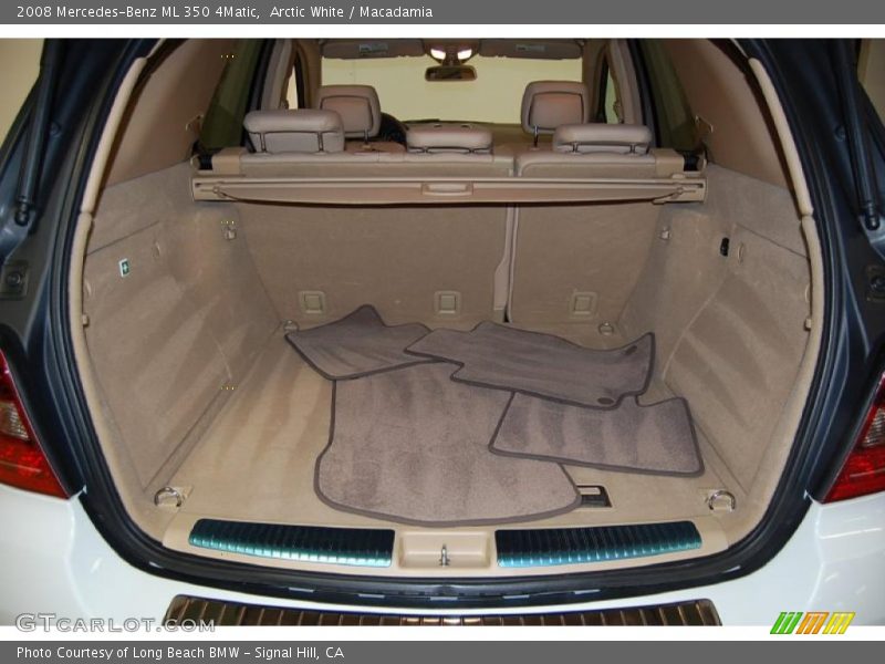 Arctic White / Macadamia 2008 Mercedes-Benz ML 350 4Matic