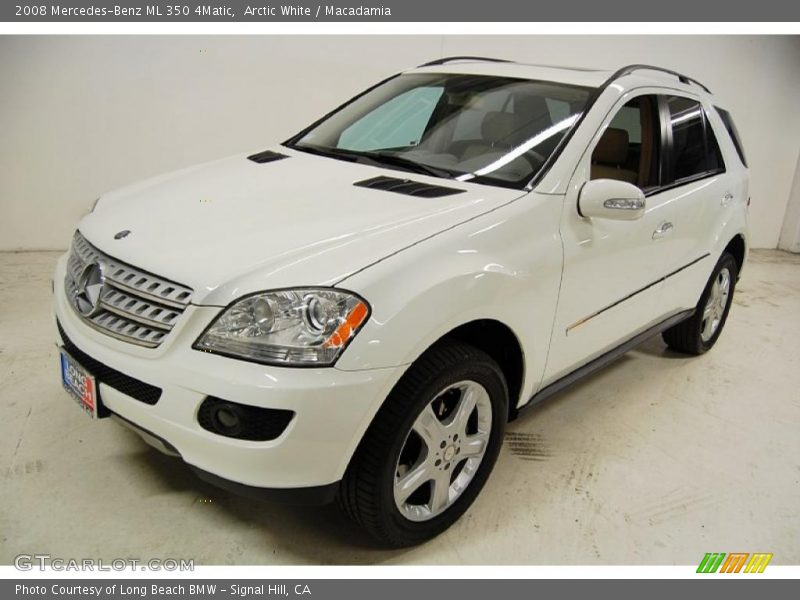 Arctic White / Macadamia 2008 Mercedes-Benz ML 350 4Matic