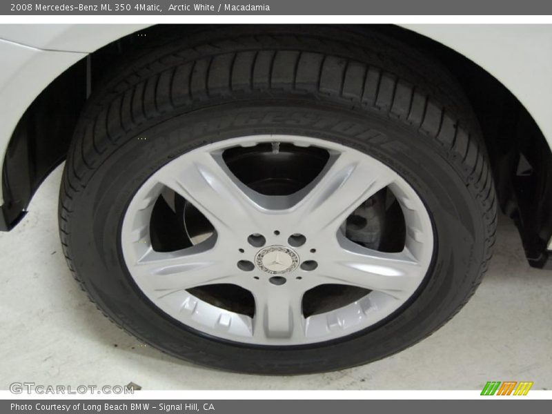 Arctic White / Macadamia 2008 Mercedes-Benz ML 350 4Matic