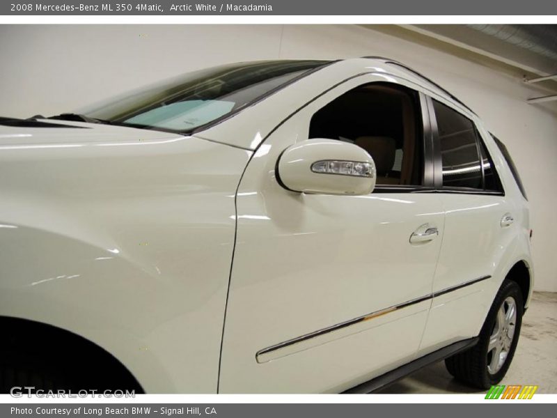 Arctic White / Macadamia 2008 Mercedes-Benz ML 350 4Matic