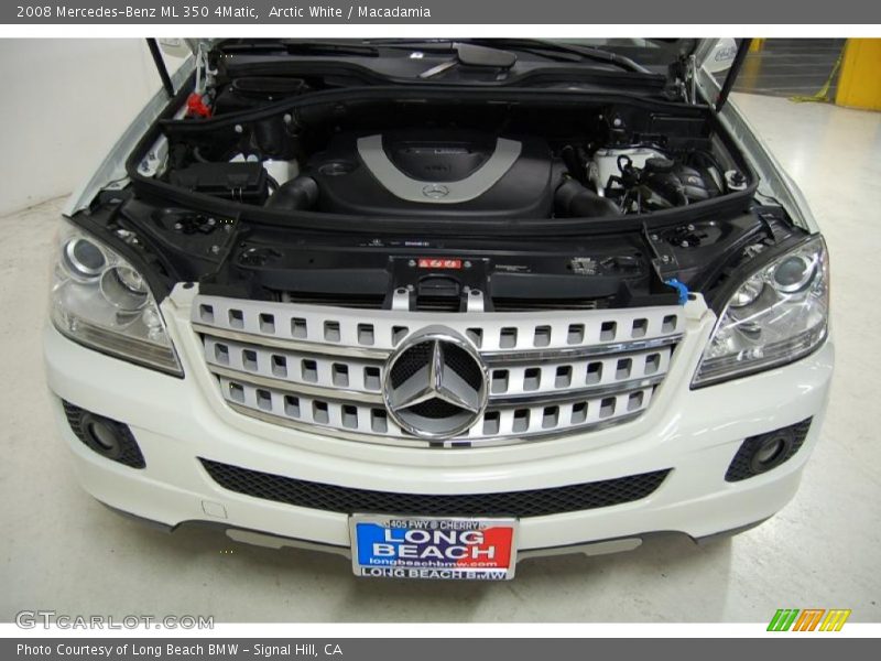 Arctic White / Macadamia 2008 Mercedes-Benz ML 350 4Matic