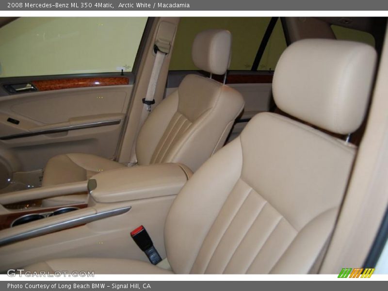 Arctic White / Macadamia 2008 Mercedes-Benz ML 350 4Matic