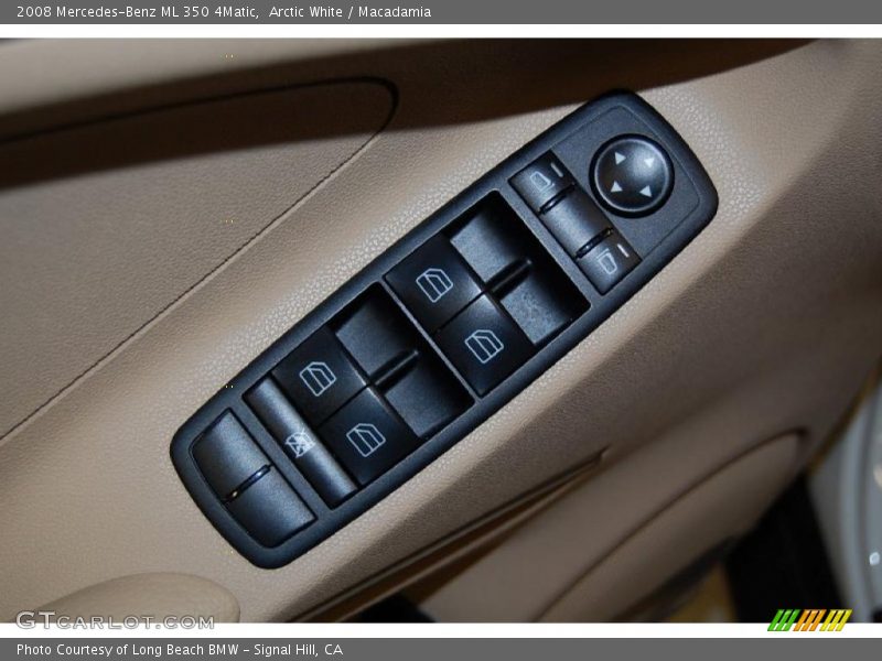Arctic White / Macadamia 2008 Mercedes-Benz ML 350 4Matic