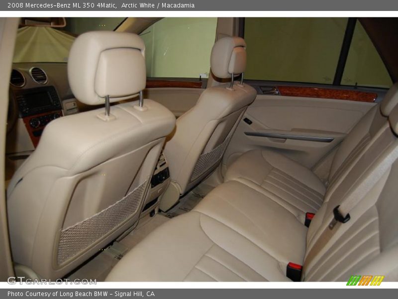 Arctic White / Macadamia 2008 Mercedes-Benz ML 350 4Matic