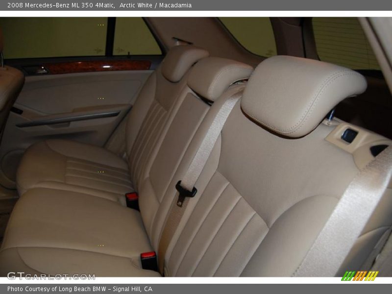 Arctic White / Macadamia 2008 Mercedes-Benz ML 350 4Matic