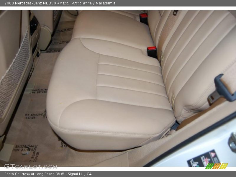 Arctic White / Macadamia 2008 Mercedes-Benz ML 350 4Matic
