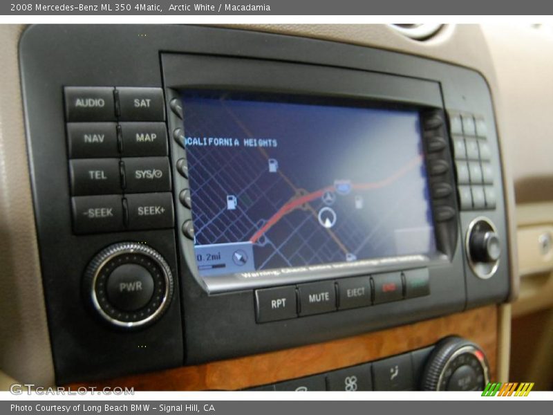 Arctic White / Macadamia 2008 Mercedes-Benz ML 350 4Matic
