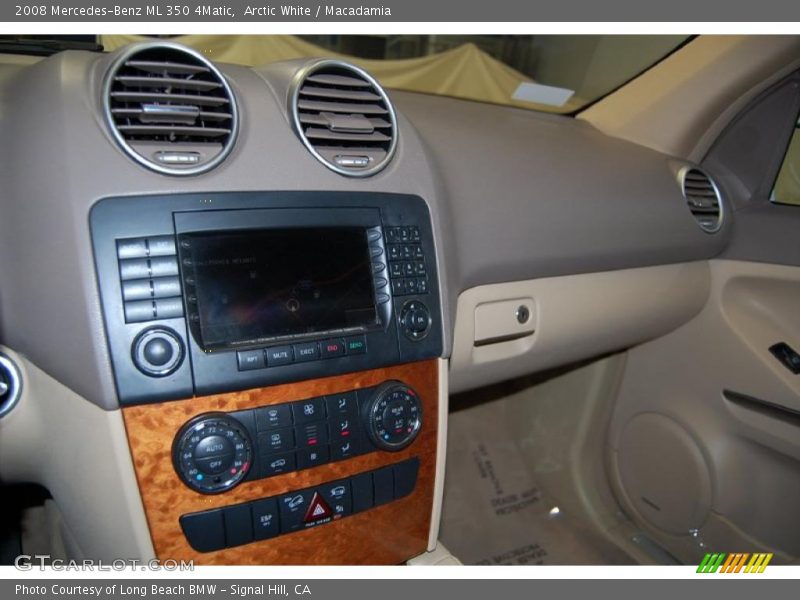 Arctic White / Macadamia 2008 Mercedes-Benz ML 350 4Matic
