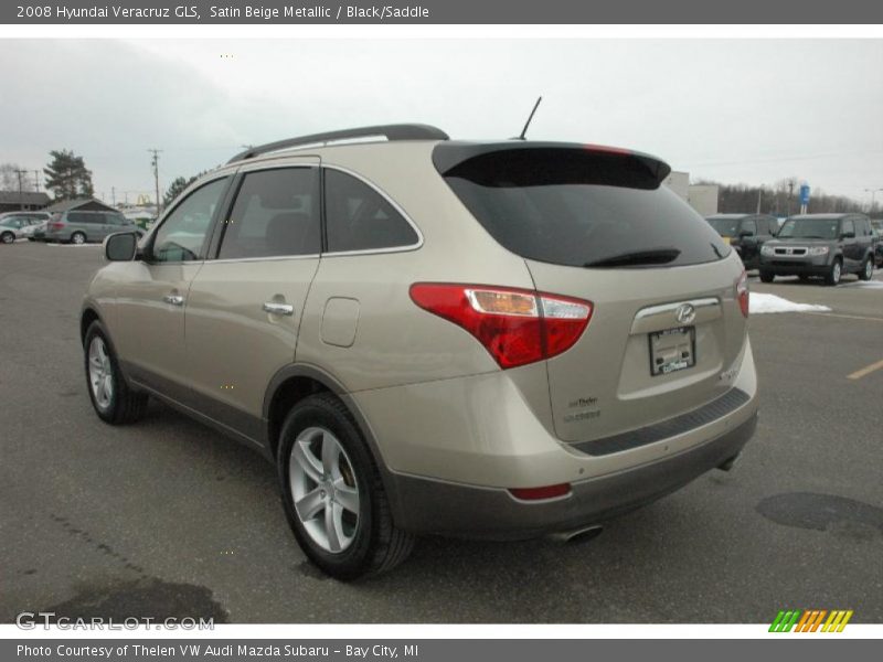 Satin Beige Metallic / Black/Saddle 2008 Hyundai Veracruz GLS