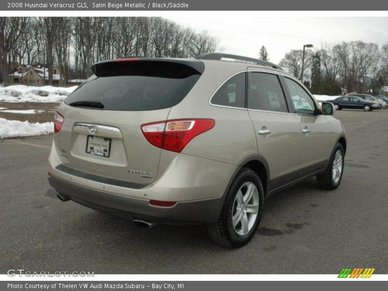 Satin Beige Metallic / Black/Saddle 2008 Hyundai Veracruz GLS