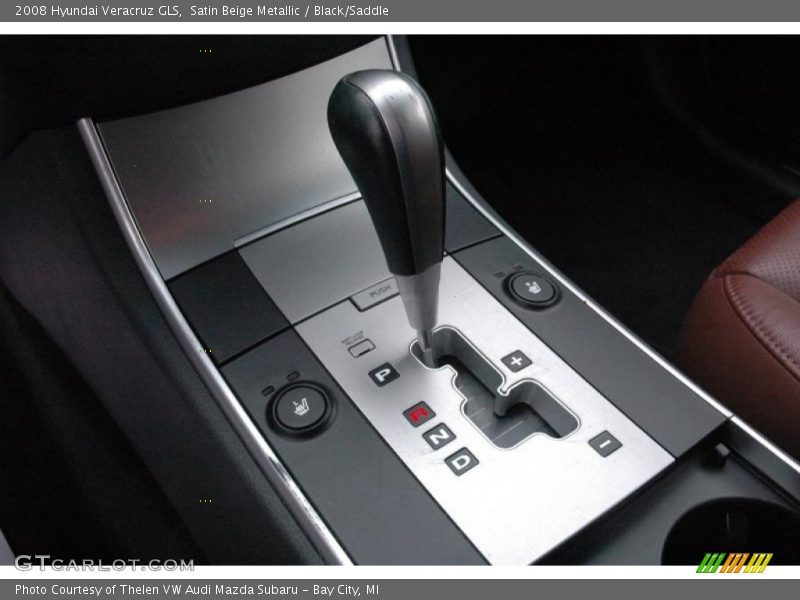 Satin Beige Metallic / Black/Saddle 2008 Hyundai Veracruz GLS