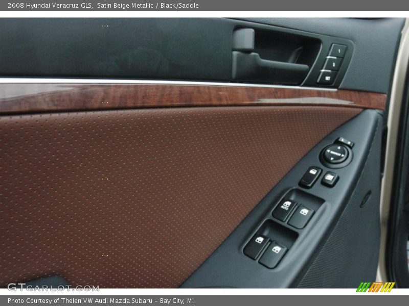 Satin Beige Metallic / Black/Saddle 2008 Hyundai Veracruz GLS