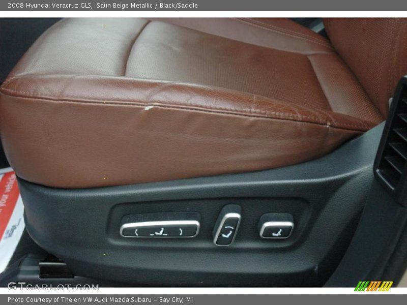 Satin Beige Metallic / Black/Saddle 2008 Hyundai Veracruz GLS