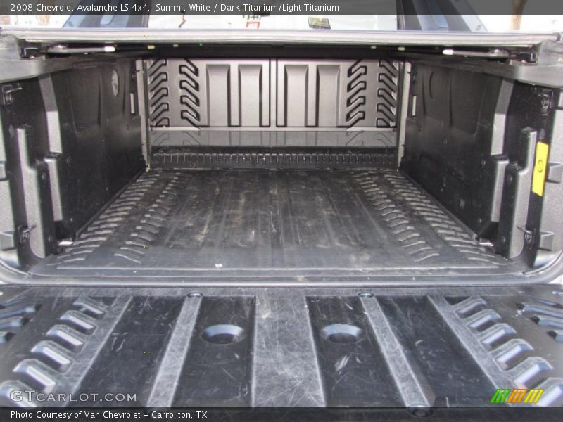 Summit White / Dark Titanium/Light Titanium 2008 Chevrolet Avalanche LS 4x4