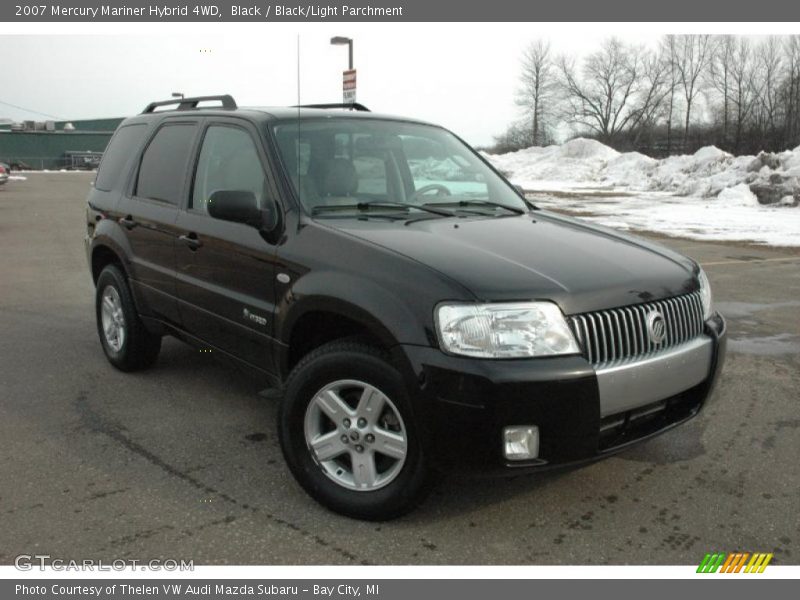 Black / Black/Light Parchment 2007 Mercury Mariner Hybrid 4WD