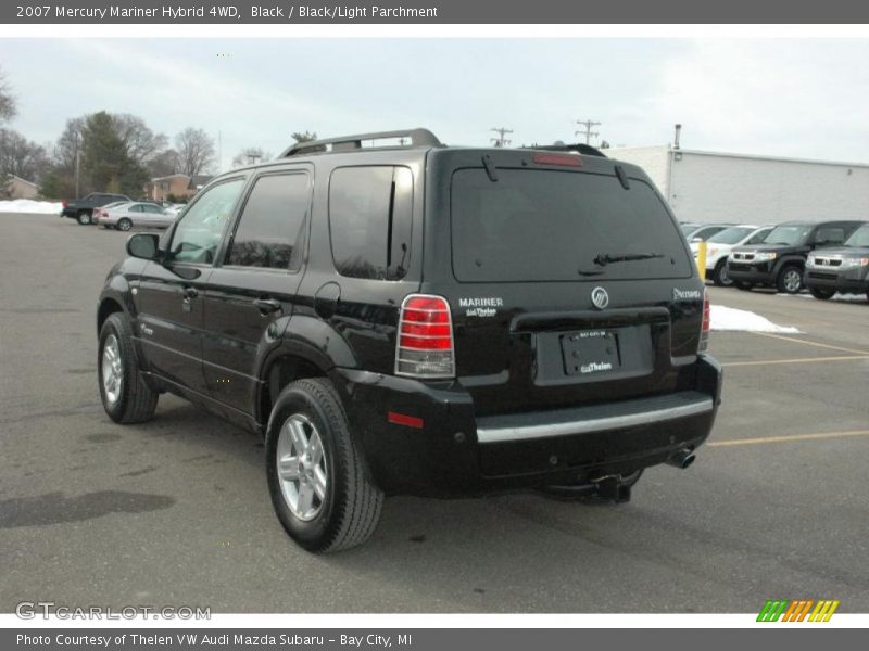 Black / Black/Light Parchment 2007 Mercury Mariner Hybrid 4WD