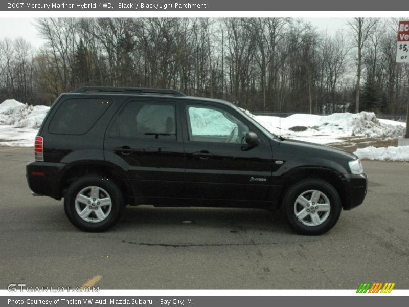 Black / Black/Light Parchment 2007 Mercury Mariner Hybrid 4WD