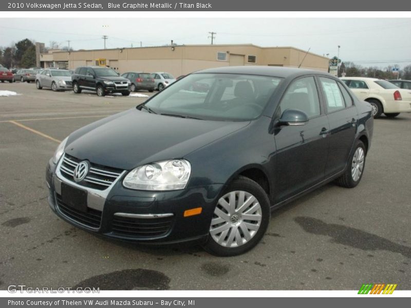 Blue Graphite Metallic / Titan Black 2010 Volkswagen Jetta S Sedan