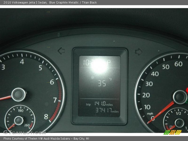 Blue Graphite Metallic / Titan Black 2010 Volkswagen Jetta S Sedan