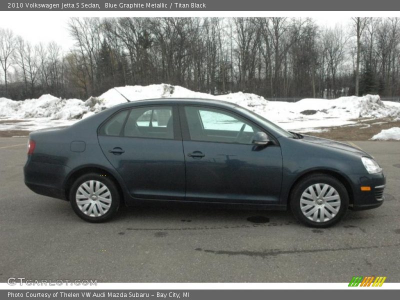 Blue Graphite Metallic / Titan Black 2010 Volkswagen Jetta S Sedan