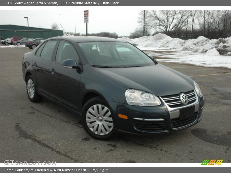 Blue Graphite Metallic / Titan Black 2010 Volkswagen Jetta S Sedan