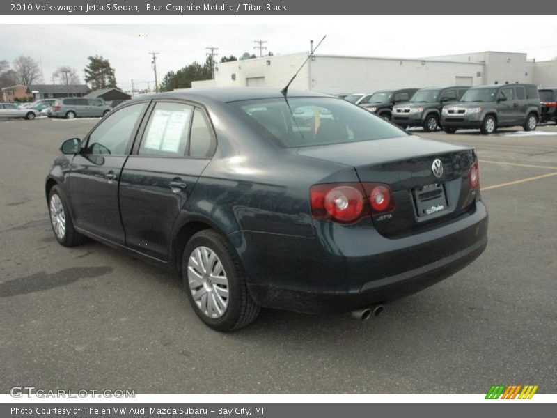 Blue Graphite Metallic / Titan Black 2010 Volkswagen Jetta S Sedan
