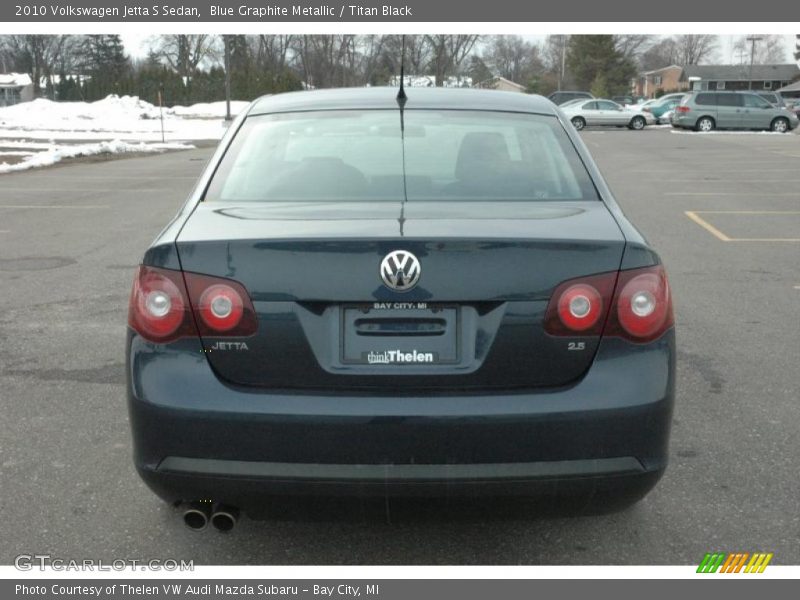 Blue Graphite Metallic / Titan Black 2010 Volkswagen Jetta S Sedan