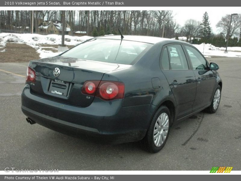 Blue Graphite Metallic / Titan Black 2010 Volkswagen Jetta S Sedan