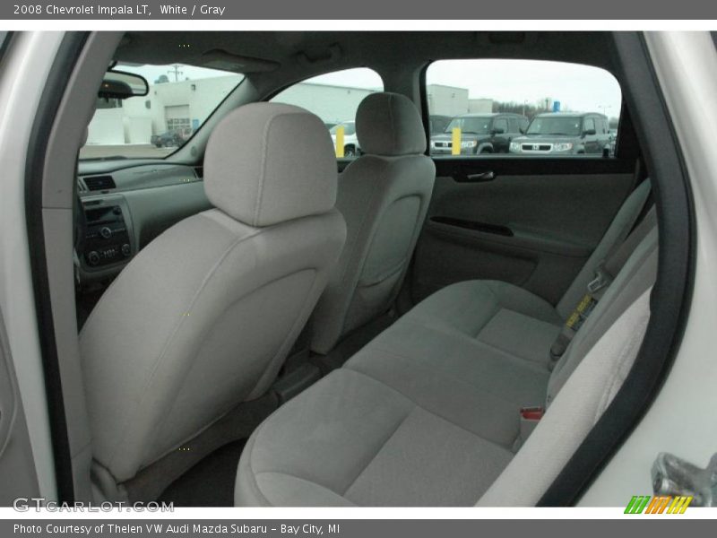 White / Gray 2008 Chevrolet Impala LT