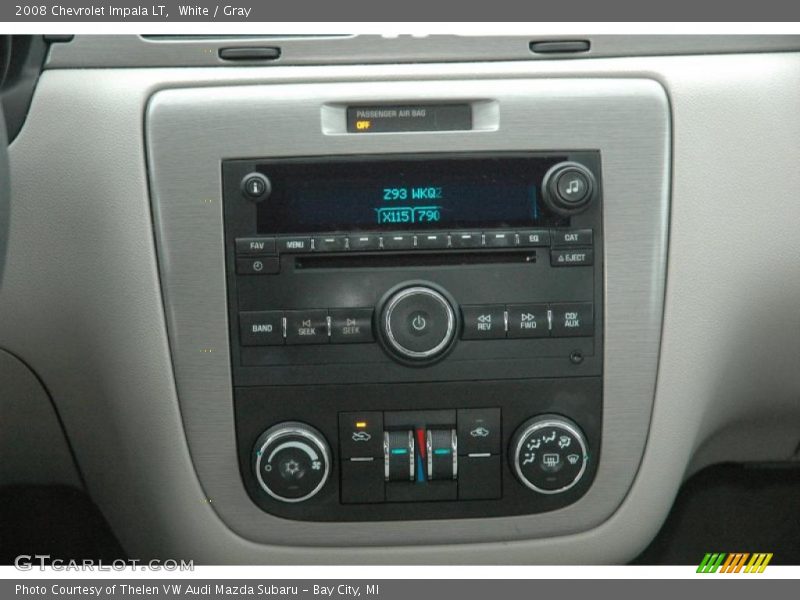 White / Gray 2008 Chevrolet Impala LT