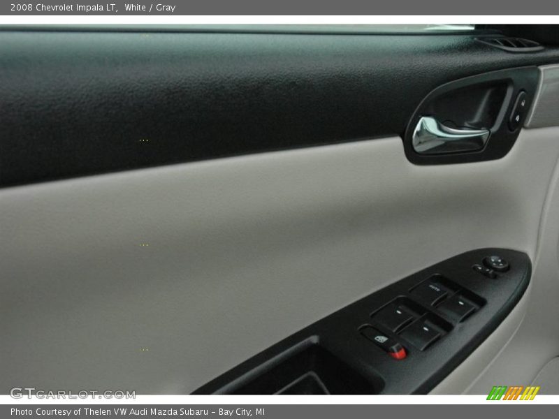 White / Gray 2008 Chevrolet Impala LT