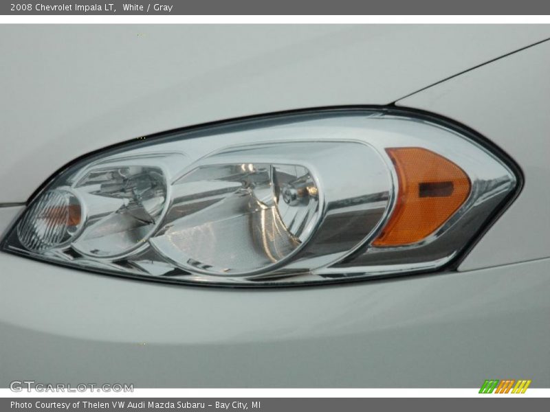 White / Gray 2008 Chevrolet Impala LT