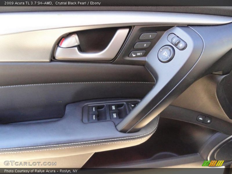 Crystal Black Pearl / Ebony 2009 Acura TL 3.7 SH-AWD