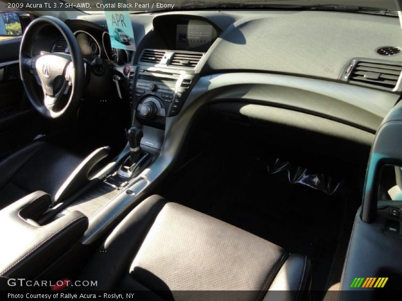 Crystal Black Pearl / Ebony 2009 Acura TL 3.7 SH-AWD
