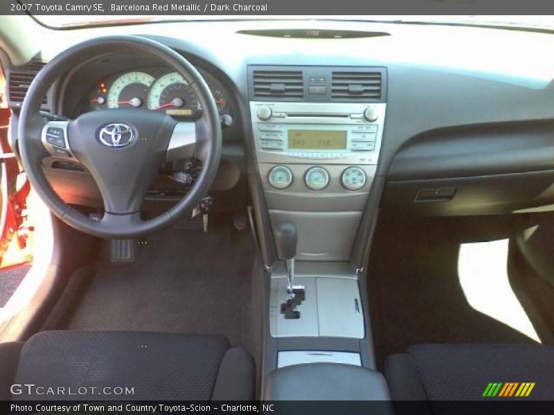 Barcelona Red Metallic / Dark Charcoal 2007 Toyota Camry SE