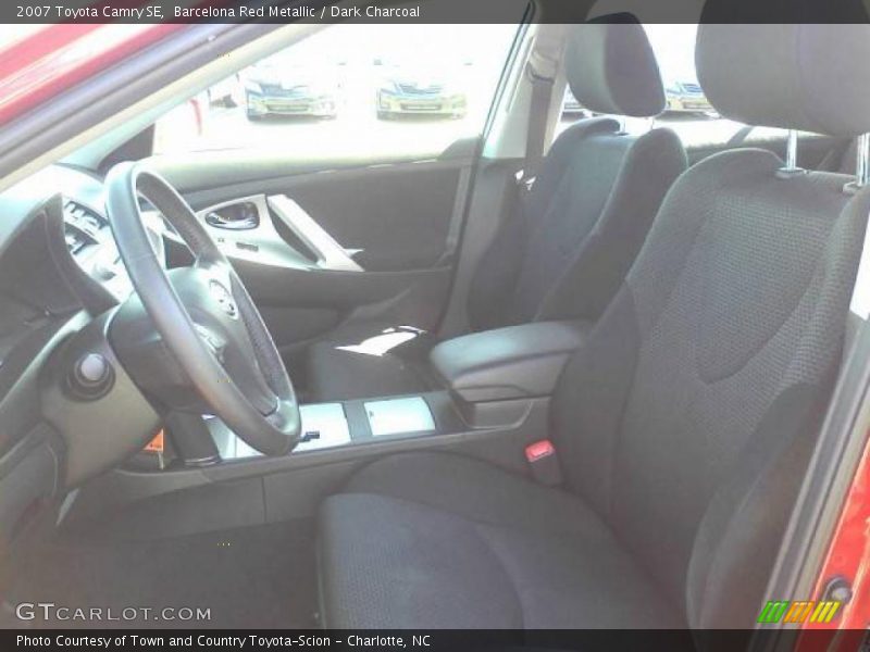 Barcelona Red Metallic / Dark Charcoal 2007 Toyota Camry SE