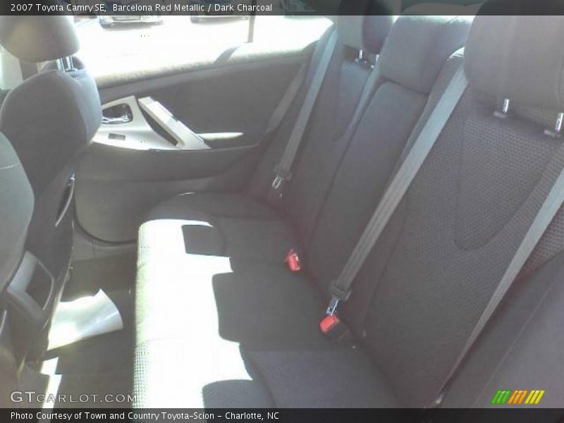 Barcelona Red Metallic / Dark Charcoal 2007 Toyota Camry SE