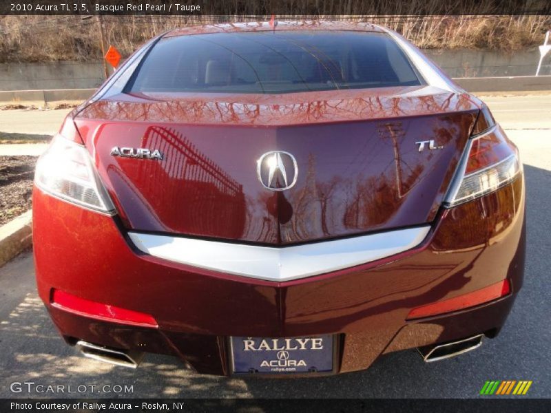 Basque Red Pearl / Taupe 2010 Acura TL 3.5
