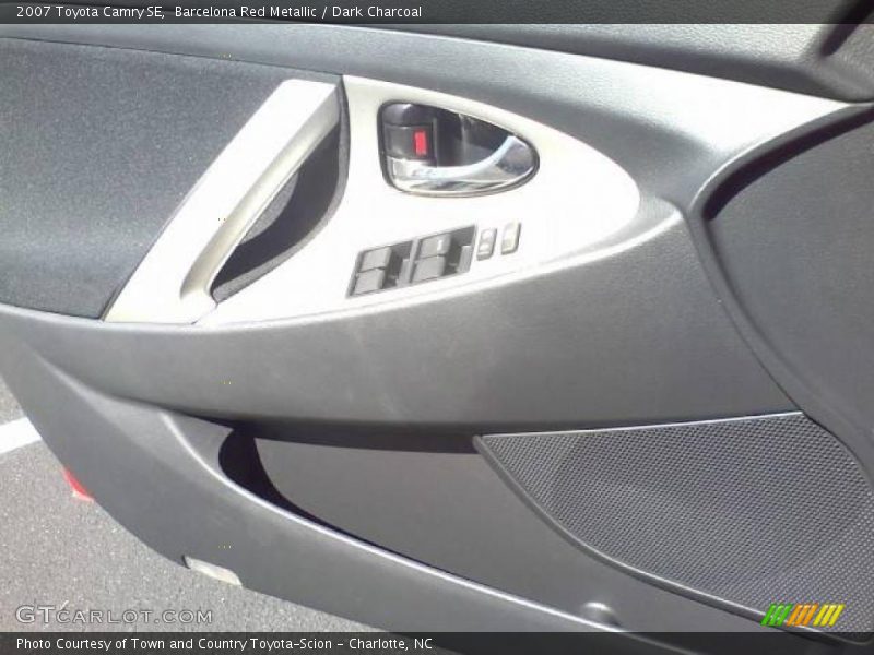 Barcelona Red Metallic / Dark Charcoal 2007 Toyota Camry SE