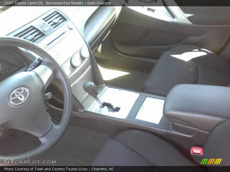 Barcelona Red Metallic / Dark Charcoal 2007 Toyota Camry SE