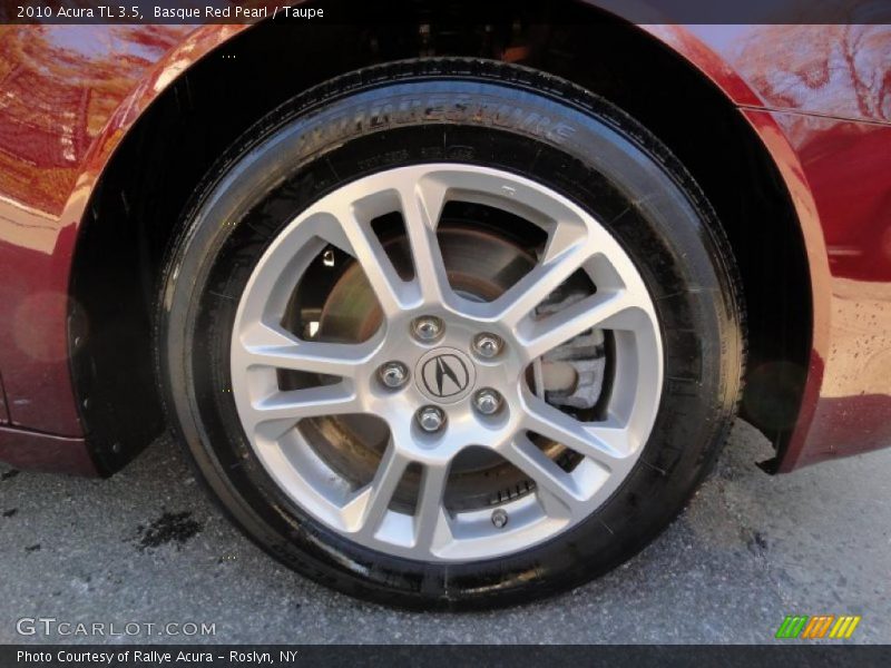 Basque Red Pearl / Taupe 2010 Acura TL 3.5