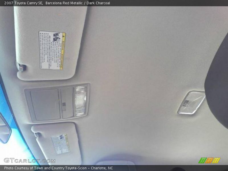 Barcelona Red Metallic / Dark Charcoal 2007 Toyota Camry SE