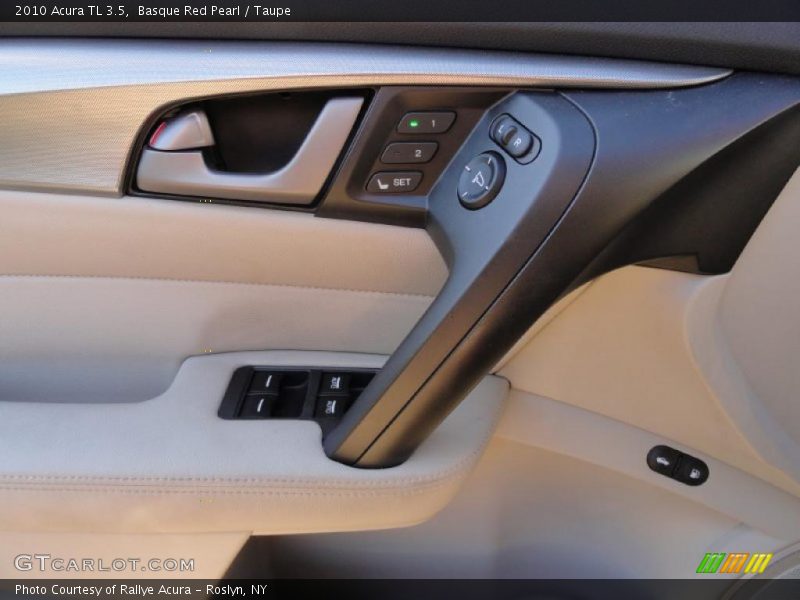 Basque Red Pearl / Taupe 2010 Acura TL 3.5