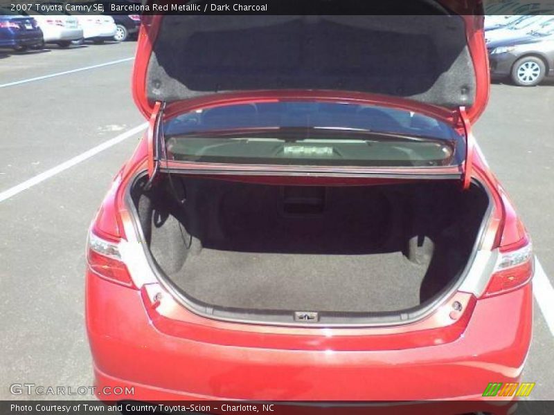 Barcelona Red Metallic / Dark Charcoal 2007 Toyota Camry SE